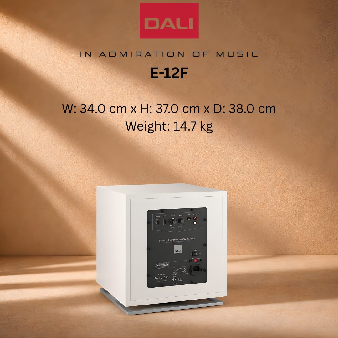 Dali E-12F White Back
