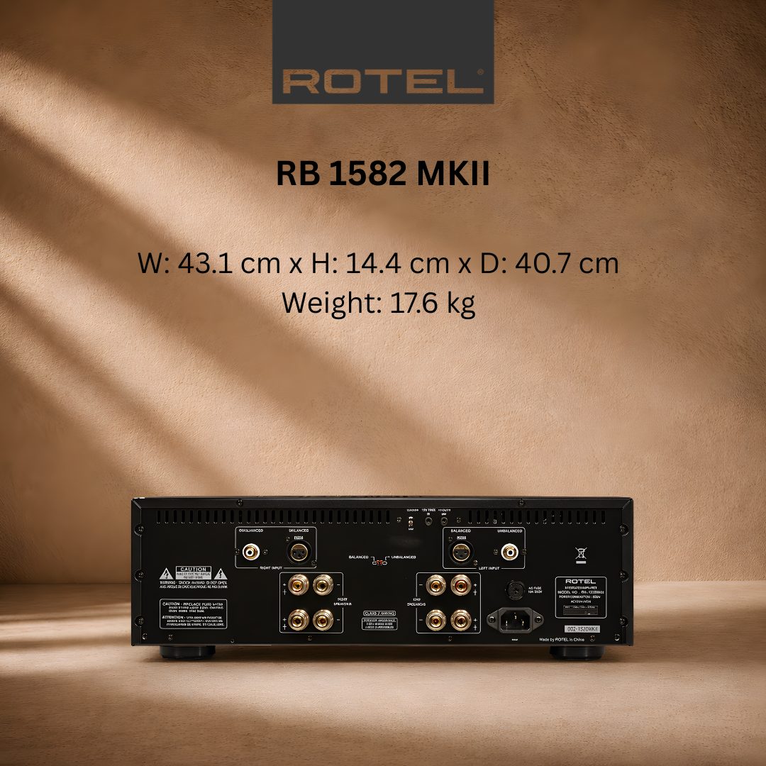 Rotel RB-1582 Back