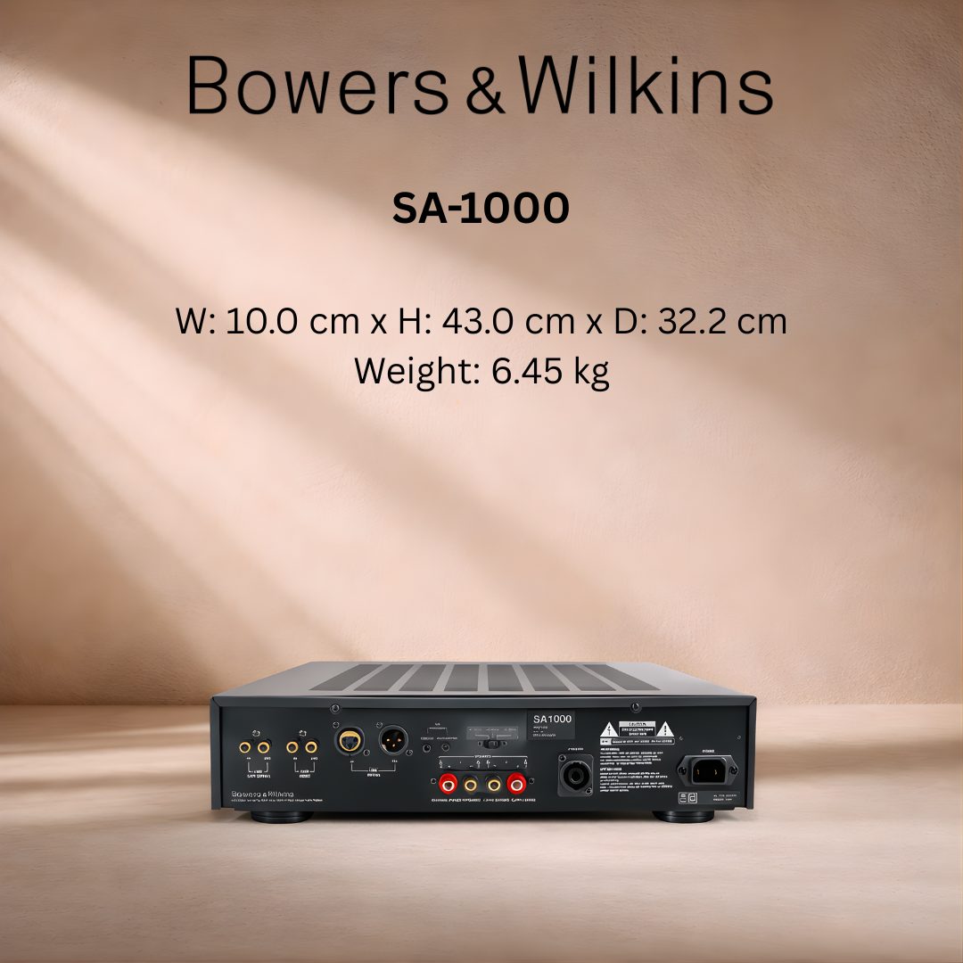 B&W SA-1000 Back