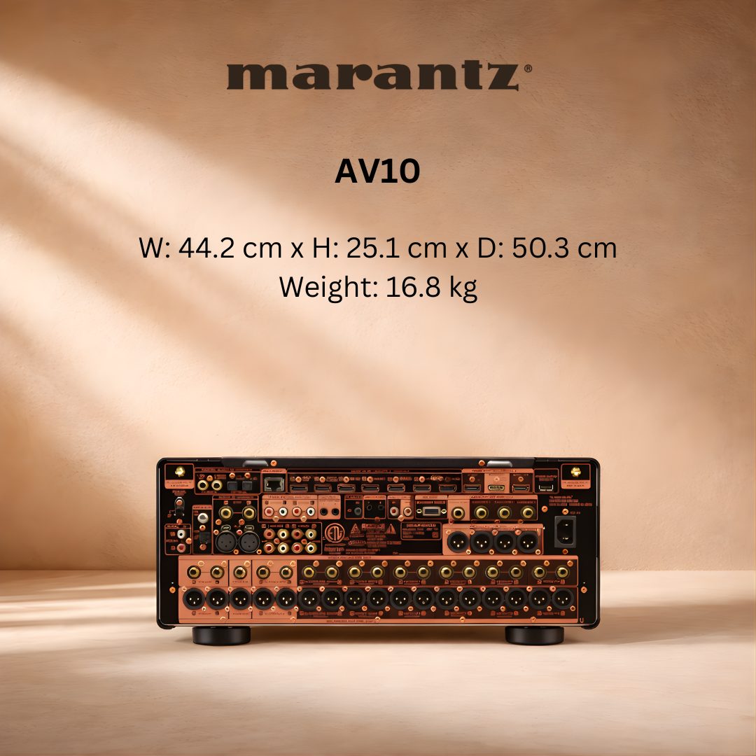 Marantz AV10 back