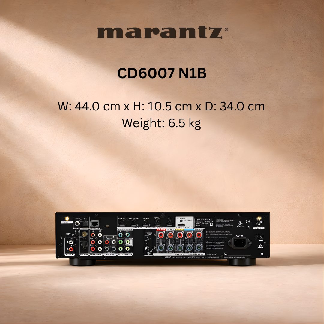 Marantz CD6007 N1B Back