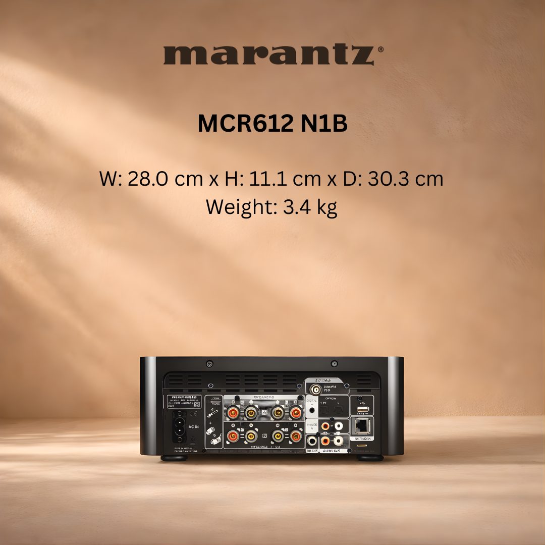 Marantz MCR612 N1B Back